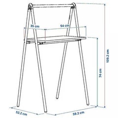 IKEA　折りたたみデスク テーブル BJÖRKÅSEN ビョルコーセンの画像
