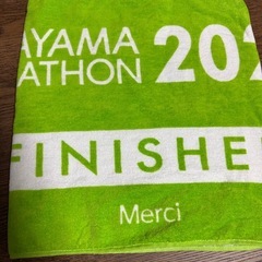 岡山マラソン２０２５　フィニッシャータオルの画像