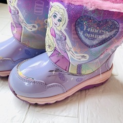スノーシューズ　ブーツ　プリンセス　ラプンツェル　17cmの画像