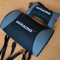 AKRacing Pro-X ゲーミングチェア 配達設置対応 猫の傷や汚れあるため格安です(要状態確認) エーケーレーシングの画像