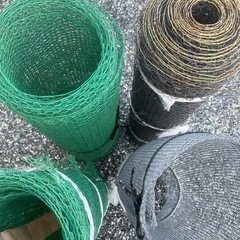 受渡者決定❗️値下げ⭐️❸格安（中古）ロールスチール網４ 束セットの画像