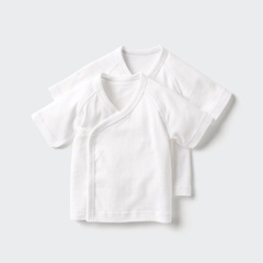 3枚セット ベビー50-60cm ユニクロ短肌着の画像