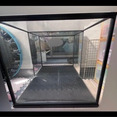 大型 ガラスケース 爬虫類飼育ケース の画像