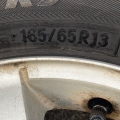 165/65 R13　アルミ４本セット　の画像