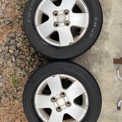 165/65 R13　アルミ４本セット　の画像