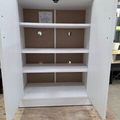 J8669 【リユースのサカイ柏店】 不二貿易 シューズボックス 2扉タイプ クリーニング済みの画像