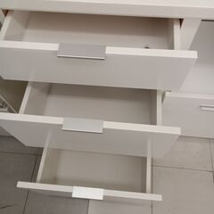 ★リユースのサカイ千葉中央店★ NITORI 食器棚　エトナ ホワイト H180×D43×W89 クリーニング済み TC5464の画像