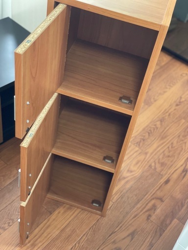 お値下げしました！古家具　仕切り付き収納 収納ボックス (沖縄家電家具激安販売) てだこ浦西の収納家具《棚