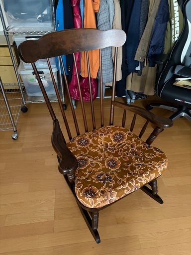 ビンテージ 大塚家具 ロッキングチェア クッション座面 配達設置対応