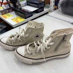 usedコンバース ハイカット スニーカー ベージの画像