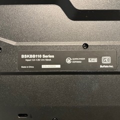 バッファロー　キーボード　Bluetooth の画像