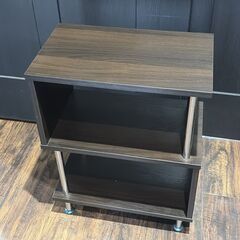 美品 サイドラック 収納 キャスター付きの画像