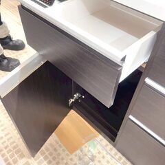 ニトリ キッチンボード CULY2-120CT-DBR3 収納 食器棚の画像