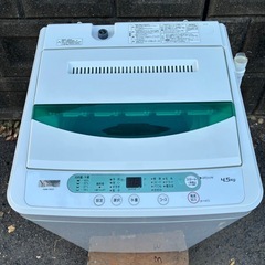 ヤマダセレクト 全自動電気洗濯機 4.5kg 2020年製の画像