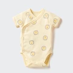 ベビー60cm ユニクロ前開きボディースーツの画像