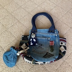 手作り手さげバックの画像