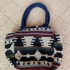 手作り手さげバックの画像