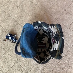 手作り手さげバックの画像