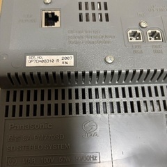 Panasonic SA-PM770SD ミニコンポの画像