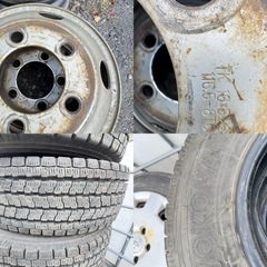 引き取限定ヨコハマ スタットレスタイヤ　21年制195／85R16 114／112L ホイール付き　T K16×5.5Ｊ　116.5-8TＣ　福島県岩瀬郡発の画像