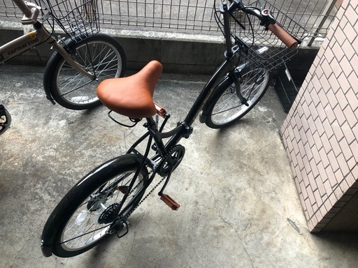ほぼ新品 サビ無し 20インチ折り畳み 6段変速