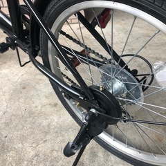 ほぼ新品 サビ無し 20インチ折り畳み 6段変速の画像
