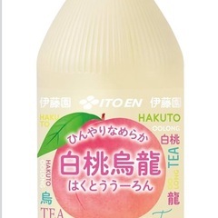 伊藤園 ひんやりなめらか 白桃烏龍 480ml×24本 ペットボトルの画像