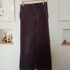 closshi コーデュロイワイドパンツの画像