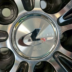 【A154】WEDS/ウェッズ レオニス VX 18inch ブリヂストンスタッドレスタイヤ付き 現状品の画像