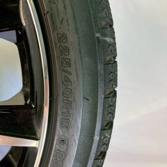 【A154】WEDS/ウェッズ レオニス VX 18inch ブリヂストンスタッドレスタイヤ付き 現状品の画像