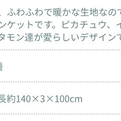 ポケットモンスタープラチナムザッカ fuwa&hugブランケット ～ピカチュウ&イーブイ～の画像