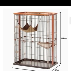 ボンビアルコン ウッドワンサークルキャット 2段 割れあり 使用OKその他多数😺の画像