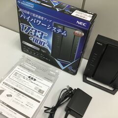 【🍀美品】NEC 無線LAN WiFi ルーター Wi-Fi5 (11ac) / WG2600HS Atermシリーズ 4ストリーム (5GHz帯 / 2.4GHz帯) ‎‎PA-WG2600HS2の画像
