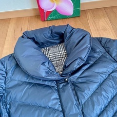 LADIESFASHION キルティングジャケット ネイビーの画像