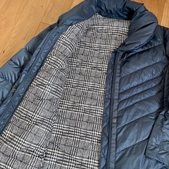 LADIESFASHION キルティングジャケット ネイビーの画像