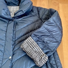 LADIESFASHION キルティングジャケット ネイビーの画像