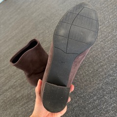 美品！ストレッチショートブーツ スウェードの画像