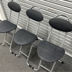 コーナン パイプ椅子 フォールディングチェア SG-003 3点セットの画像