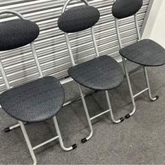 コーナン パイプ椅子 フォールディングチェア SG-003 3点セットの画像