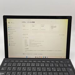 タッチパネル 12.3 マイクロソフト 2in1 タブレットPC Surface Pro 6 1796 Core i5-8350U windows11 pro 8GB SSD256GB  カメラあり オフィス (C303)の画像