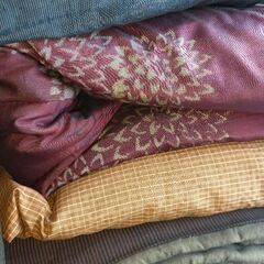 暖かい半纏、どてら、たくさんありますの画像