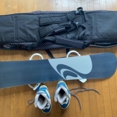 初心者向け/140センチスノボ板・24センチブーツ・ケース＋ワックスの画像