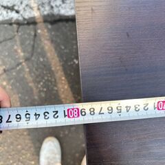 大特価 苫小牧発 ウッド 4段収納タンス 衣装ケース 縦82cm 横79cm 奥行40cm used　１の画像