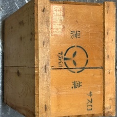 レトロ木箱◆中古品◆手渡しのみの画像
