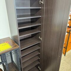 J3231　【リユースのサカイ柏店】　　ミラー付き　収納棚　木製の画像