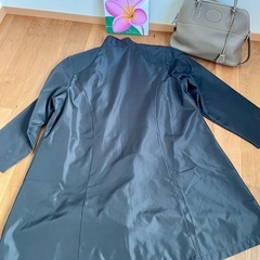 【HoLee】ブラックスタンドカラーチェスターコートの画像