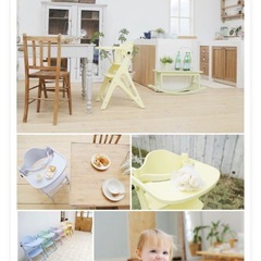 受け渡し者決定　大和屋 アッフルチェア affel chair テーブル＆ガード付きの画像