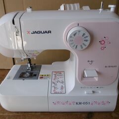 JAGUAR(ジャガー) マイコンミシン　KM-051 中古品　引取り専用の画像