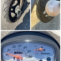 150⭐️レッツ4⭐️後期白パネル、バッテリー充電済み、SUZUKI、スズキ、バイク、原付の画像