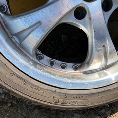 千葉　メーカー不明　ドリケツ　17インチバリ山トライアングル　２本　7.5J+40 5Hの画像